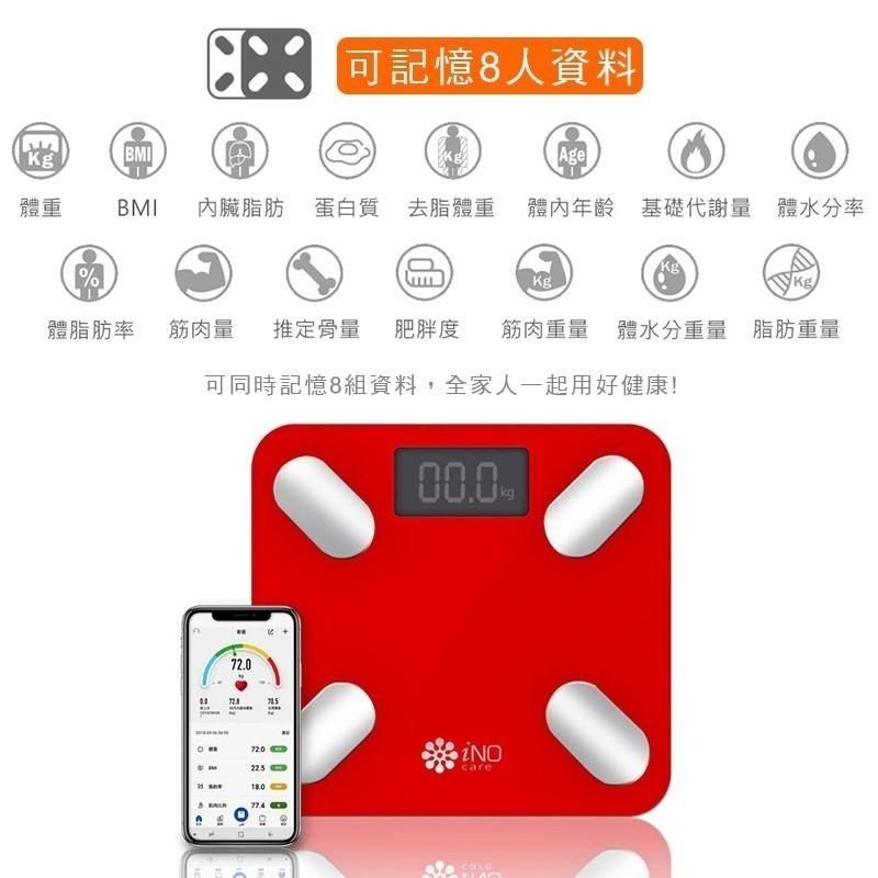 【iNO 15合1健康管理藍牙智慧體脂計 CD-850】體重計 電子體重機 體重秤 體重機 電子體重計 體脂計 體重秤-細節圖7