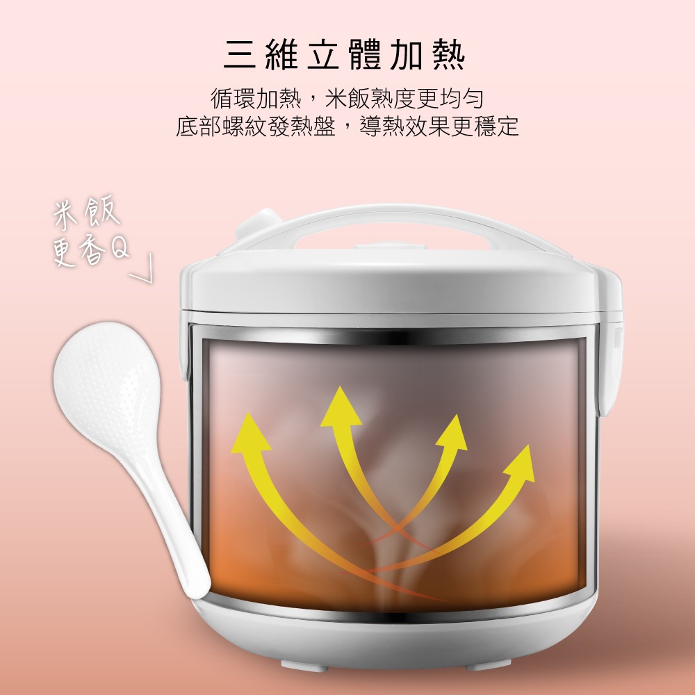 【KINYO 十人份電子鍋5L REP-20】電子鍋 飯鍋 電鍋 煮鍋 蒸鍋 湯鍋 燉鍋 快煮鍋 煮飯鍋 美食鍋-細節圖3