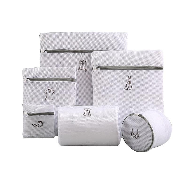 【加厚款雙層洗衣袋】洗衣網 護衣袋 洗衣袋 加厚洗衣袋 護洗袋 分隔袋 旅行收納袋 內衣袋 防刮拉鍊洗衣袋-細節圖2