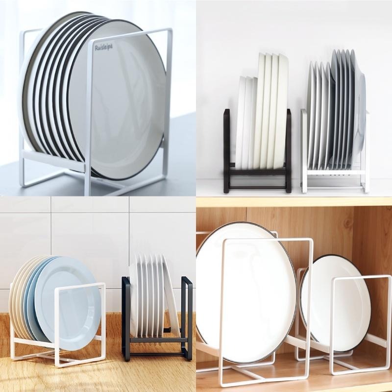 【單格碟盤架】碗盤架 收納架 碟盤架 瀝水架 置物架 鍋具架 盤架 砧板架 廚房置物架 碟架 盤架 碗架 碗盤置物架-細節圖7