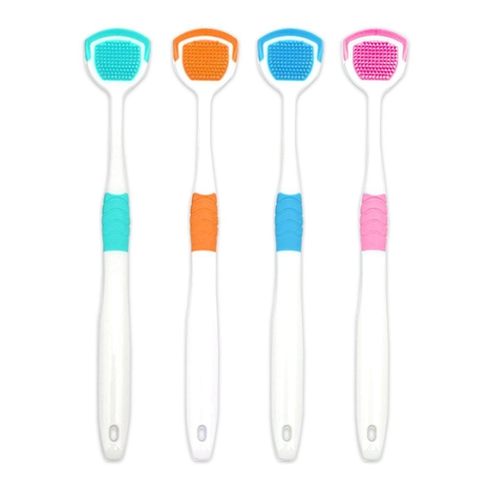 【刮+刷二合一舌苔刷  刮舌棒】 舌苔清潔器 舌苔刷 刮舌器 刮舌苔器  舌苔清潔 牙刷-細節圖2