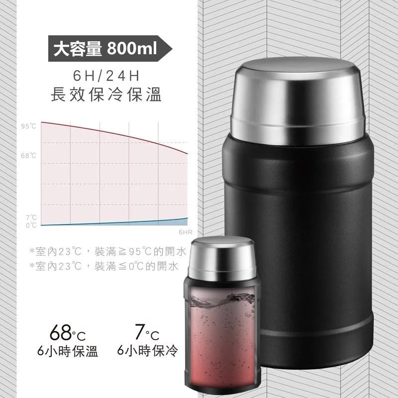 【KINYO 316不鏽鋼真空燜燒罐 KIM-48】燜燒罐 真空燜燒罐 保溫罐 燜燒杯 保溫杯 保冷杯 保溫壺 食物罐-細節圖5