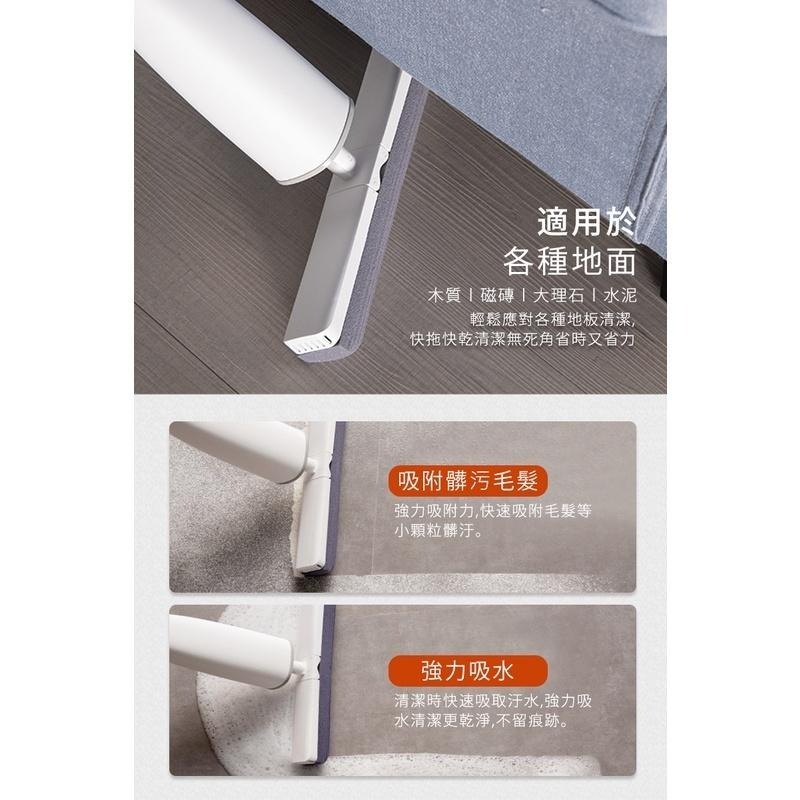 【一體式棉膠拖把 贈拖把頭x2】拖把 膠棉拖把 海棉拖把 吸水拖把 乾濕兩用拖把 懶人拖把 免手洗拖把-細節圖8