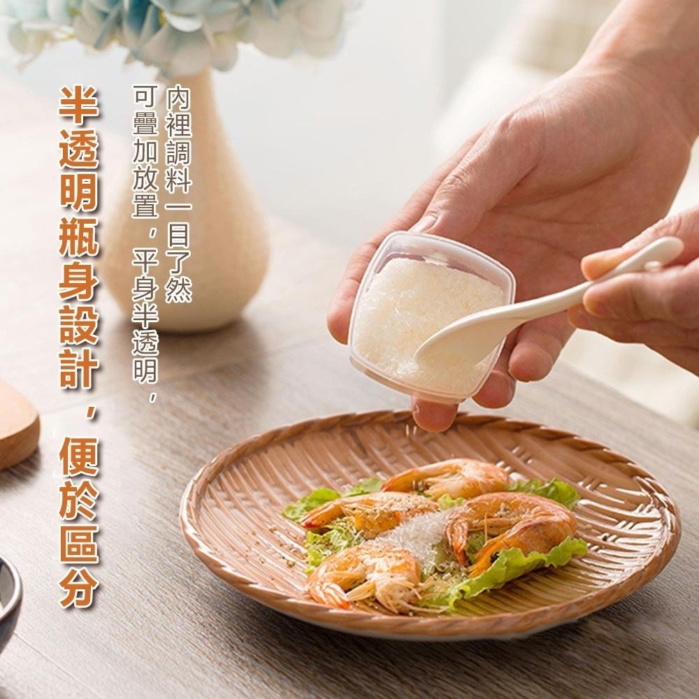 【食品級材質！迷你食品分裝保鮮盒】分裝盒 零食盒 收納盒 密封盒 調味料盒 寵物零食 果醬 副食品盒 保鮮盒 醬油罐-細節圖6