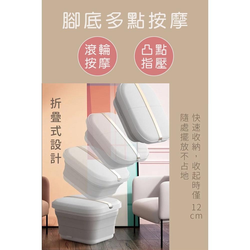 24H出貨【可壁掛！KINYO 氣泡按摩摺疊足浴機IFM-7001】泡腳機 足浴機 泡腳桶 加熱泡腳機 蒸熏泡腳機-細節圖5