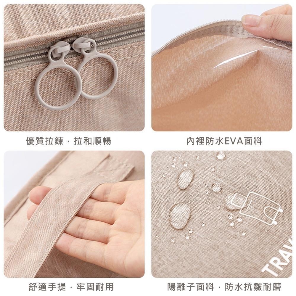 【加厚防水！旅行收納袋七件組】旅行袋 防水牛津布 壓縮袋 棉被收納袋 收納包 束口袋 行李收納-細節圖5