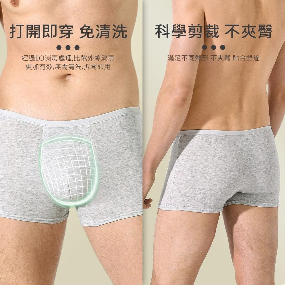 【 男士免洗內褲  】 拋棄式內褲 免洗內褲 一次性內褲 便攜內褲 內褲男生  男性四角褲 大尺碼-細節圖4