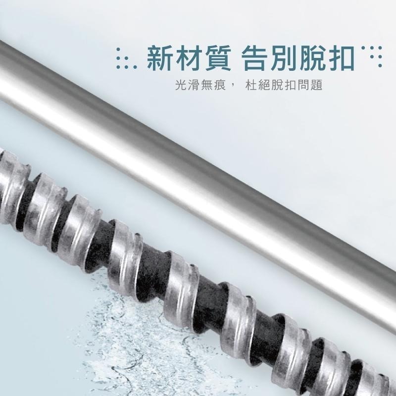 【 飯店專用5層PVC銅芯防爆水管 1.5M/2M 】 蓮蓬頭軟管 水龍頭水管 蓮蓬頭水管 淋浴管 浴室水管-細節圖6