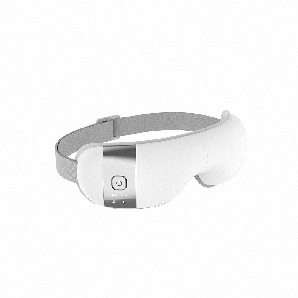 【KINYO 氣壓熱敷按摩眼罩(咖啡色/白色)IAM-2603】按摩眼罩 眼部按摩 熱敷眼罩 眼周紓壓 眼部舒緩-細節圖2