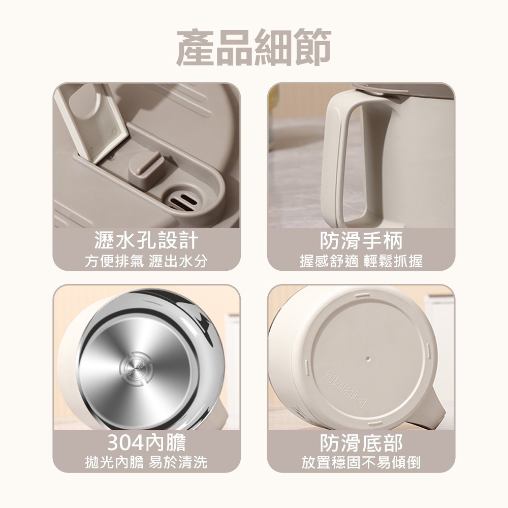 【304不鏽鋼泡麵碗1700ML】不鏽鋼泡麵碗 不銹鋼碗 隔熱碗 便當碗 防燙泡麵碗 帶蓋泡麵碗 可瀝水泡麵-細節圖8