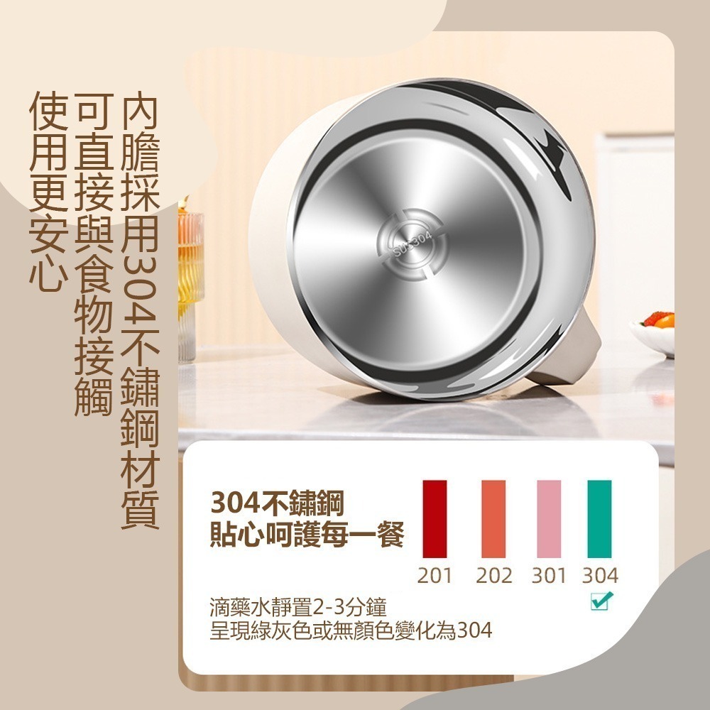 【304不鏽鋼泡麵碗1700ML】不鏽鋼泡麵碗 不銹鋼碗 隔熱碗 便當碗 防燙泡麵碗 帶蓋泡麵碗 可瀝水泡麵-細節圖3