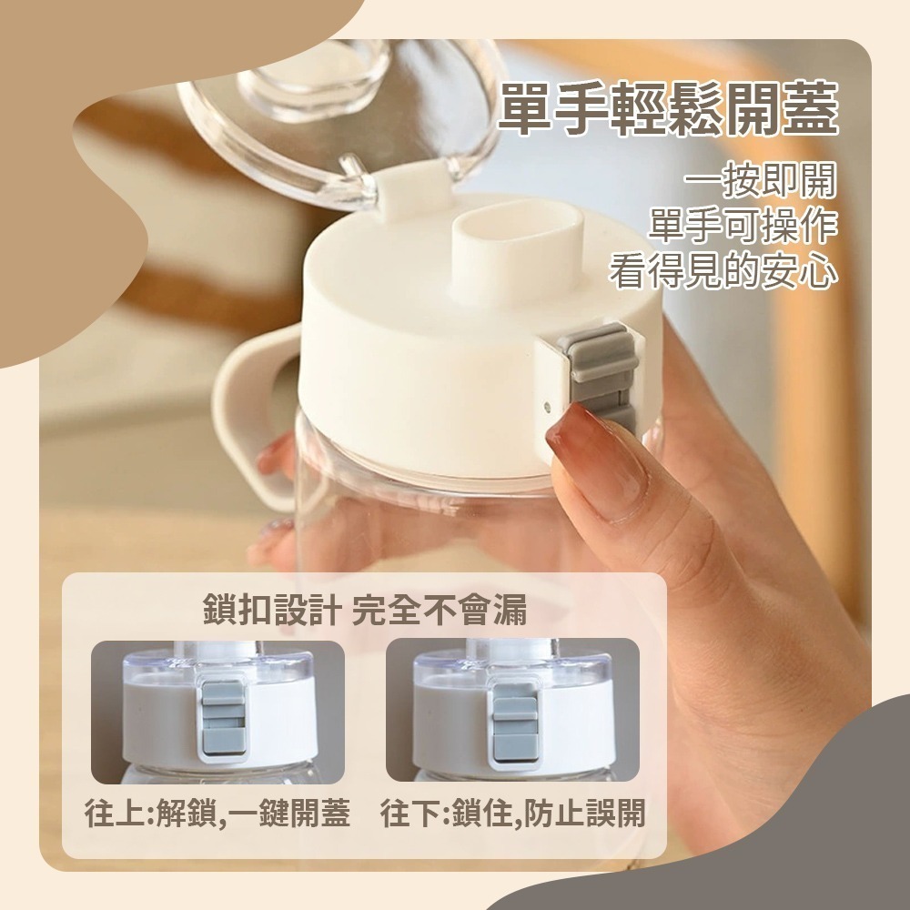 【無印風透明水壺】冷水壺 環保杯 隨行杯 運動水壺 無印水壺 水壺 水杯 果汁杯 茶隔水杯-細節圖5