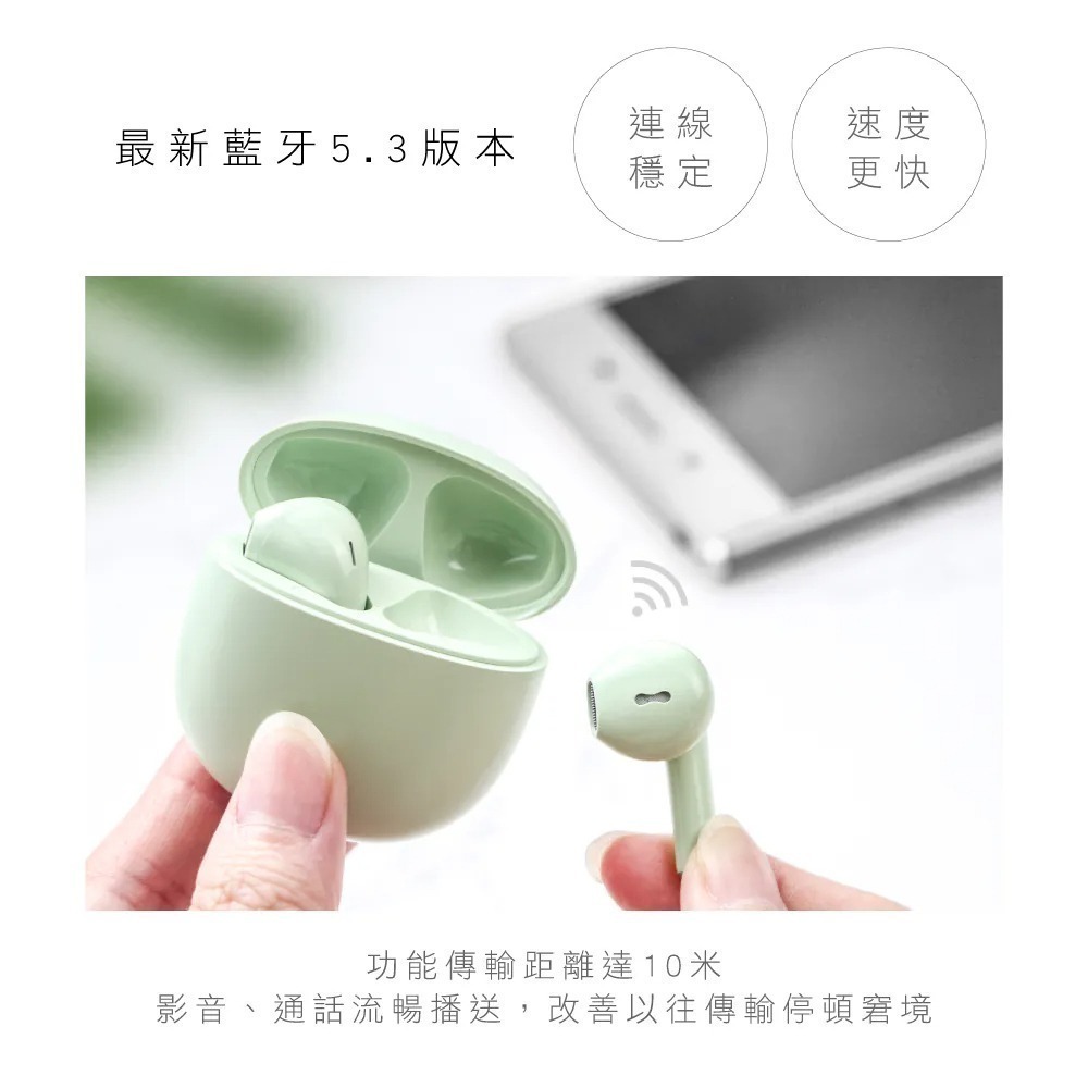 【限時購】【KINYO Mini半入耳真無線藍牙耳機 BTE-3901】藍牙耳機 藍芽耳機 無線耳機 半入耳式耳機-細節圖3