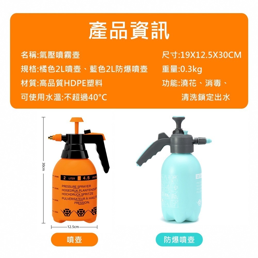 【氣壓噴霧壺】噴水壺 灑水壺 高壓噴壺 澆花器 氣壓式噴水壺 加壓噴壺 氣壓噴瓶 噴霧瓶 洗車 澆花-細節圖10