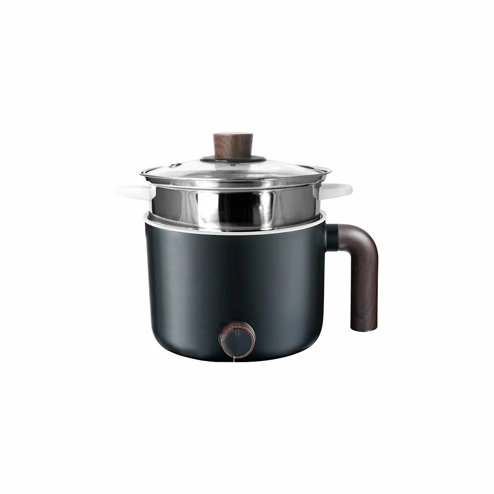 【KINYO 陶瓷蒸煮美食鍋 FP-0965】美食鍋 電火鍋 電煮鍋 不沾鍋 快煮鍋 附蒸鍋 陶瓷鍋 泡麵碗-細節圖2