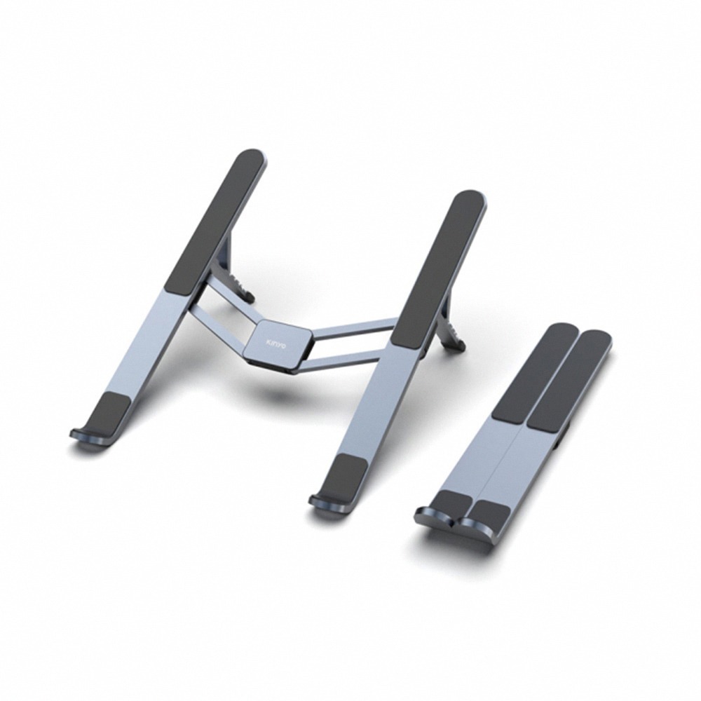 【KINYO 輕薄鋁合金筆電折疊支架 NCP-240】折疊支架 筆電支架 鋁合金折疊支架 筆電增高架 摺疊筆電架-細節圖2