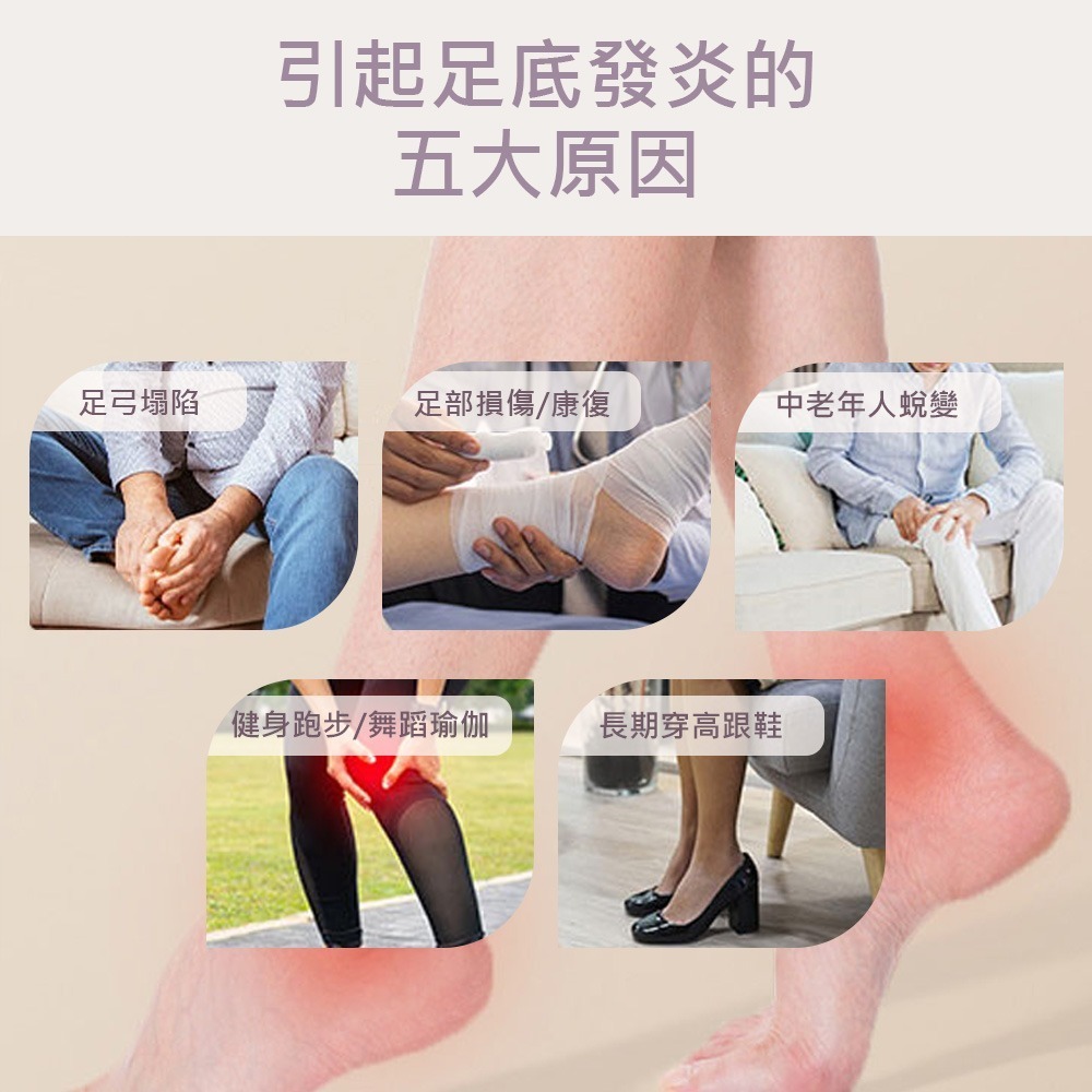 【足底按摩滾輪】足底按摩 腿部按摩 腳底按摩器 按摩滾輪 腳底按摩 小腿按摩器 足底筋膜滾輪 按摩器-細節圖4