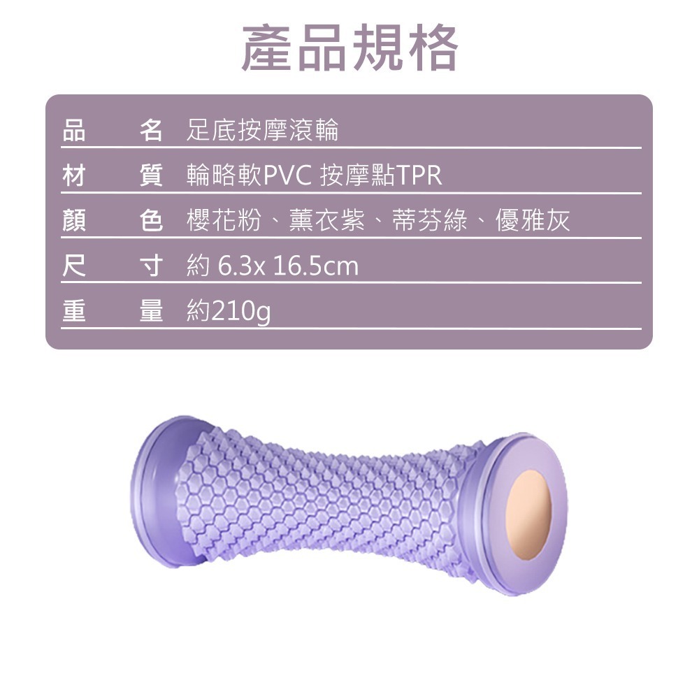 【足底按摩滾輪】足底按摩 腿部按摩 腳底按摩器 按摩滾輪 腳底按摩 小腿按摩器 足底筋膜滾輪 按摩器-細節圖10