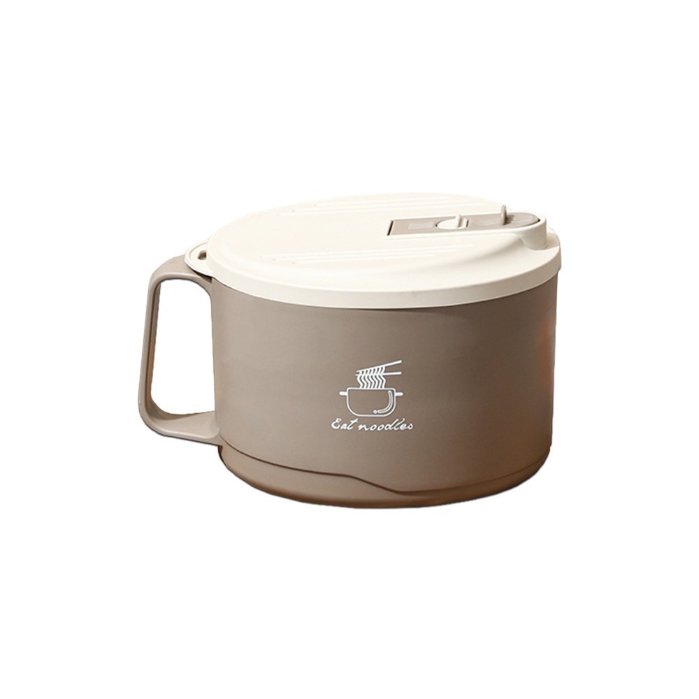 【304不鏽鋼泡麵碗1100ML】不鏽鋼泡麵碗 不銹鋼碗 隔熱碗 便當碗 防燙泡麵碗 帶蓋泡麵碗 可瀝水泡麵碗-細節圖2