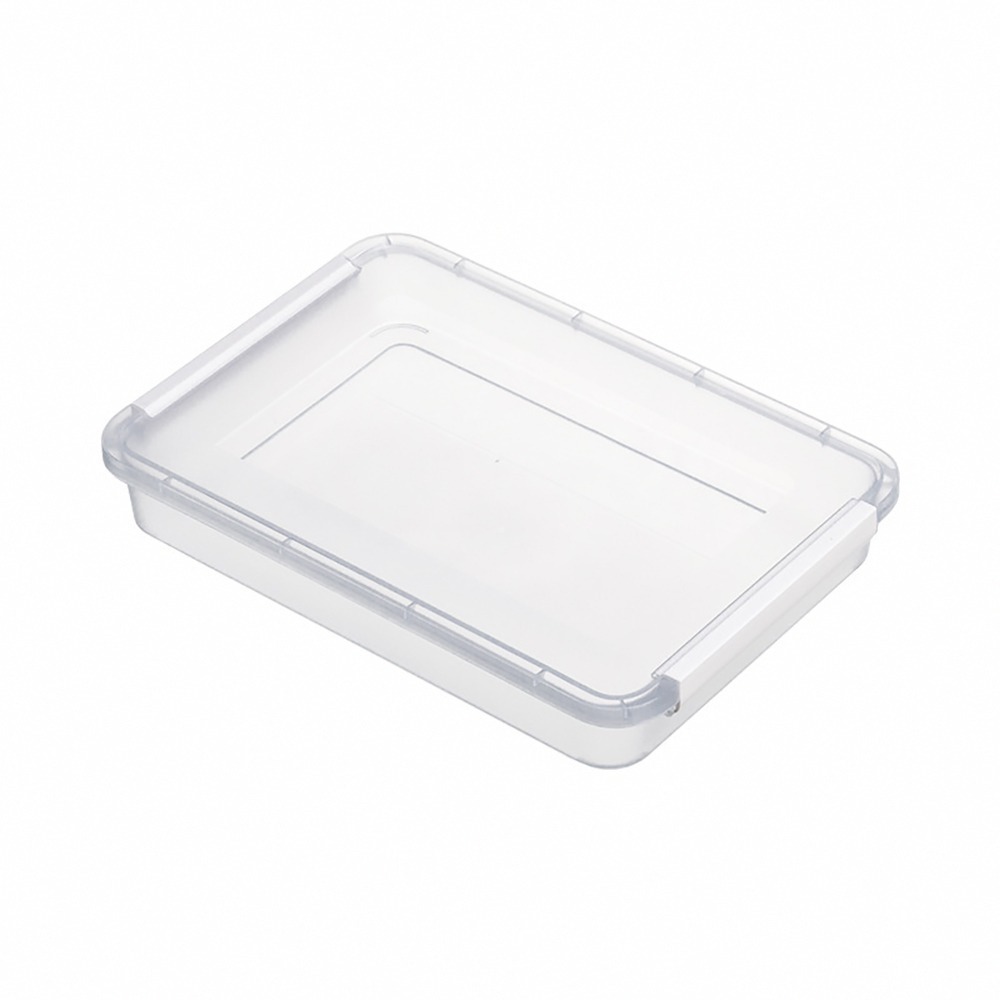 【證件收納盒】資料收納盒 文件盒 文件收納盒 證件盒 資料盒 透明文件盒 資料整理盒 收納盒 A4文件收納盒-細節圖2