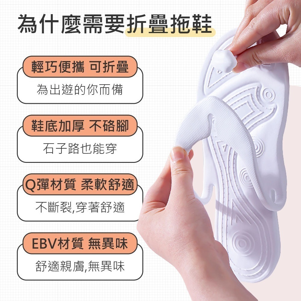 【折疊拖鞋】人字拖鞋 夾腳拖 折疊旅行拖鞋 居家拖鞋 折疊夾腳拖 摺叠拖鞋 旅行拖鞋 輕便拖鞋 飯店拖鞋-細節圖4