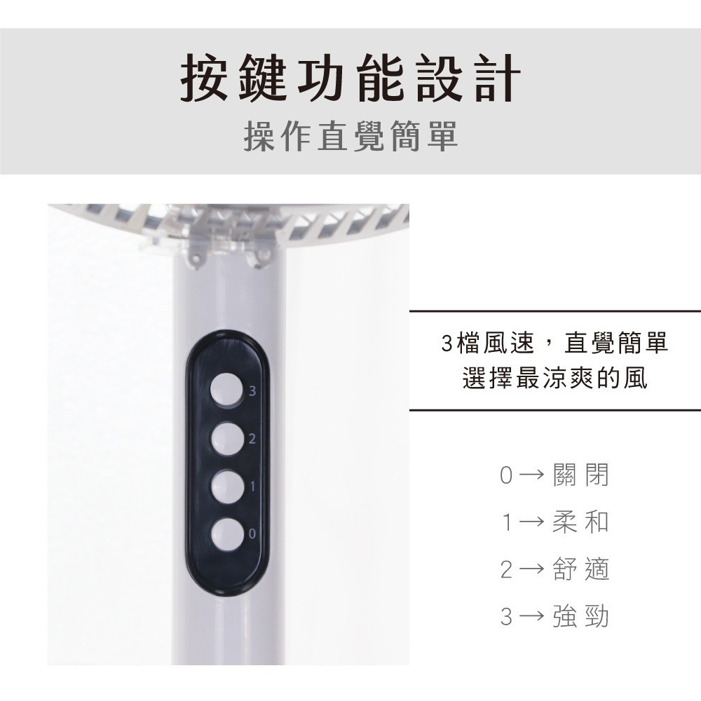 【KINYO 14吋直立式電風扇 ACF-1803】循環風扇 直立風扇 擺頭風扇 電風扇 涼風扇 電扇 風扇 立扇-細節圖7