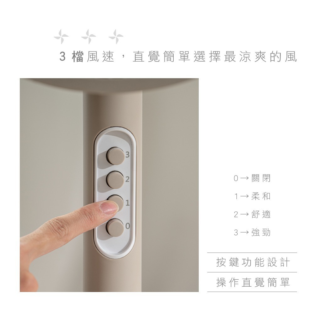 【KINYO 12吋機械式直立循環電風扇 ACF-1142】立扇 電風扇 循環扇 12吋風扇 直立式風扇 循環風扇-細節圖6