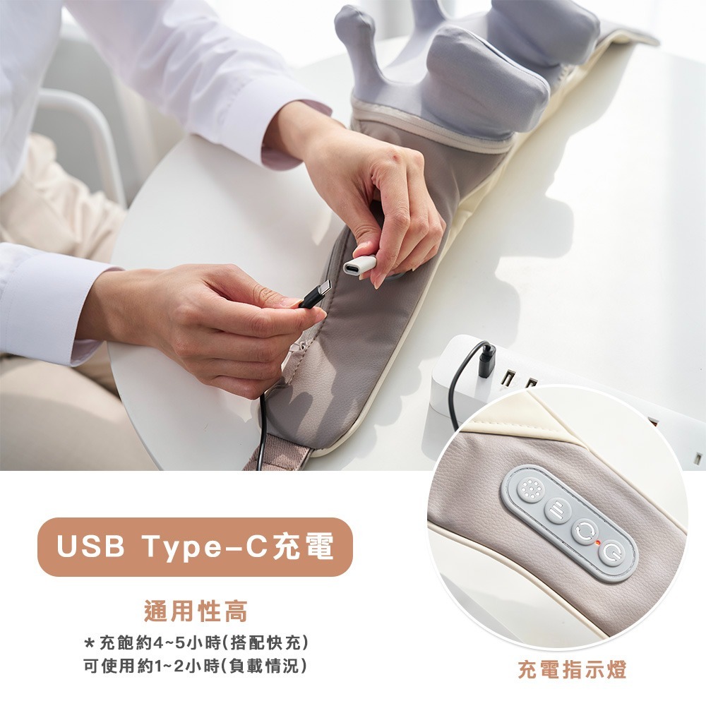 【Kolin歌林 無線指壓揉捏按摩器 KMA-MN608A】無線按摩器 仿指壓 肩頸按摩器 按摩器-細節圖9