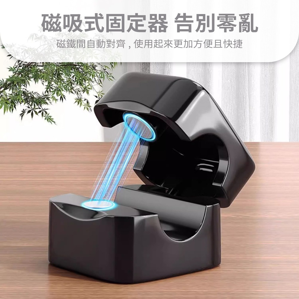 【磁吸式固定器】理線器 整線器 集線器 充電線收納 磁吸理線器 磁吸集線器 電線固定器 收線器 桌面理線器-細節圖3