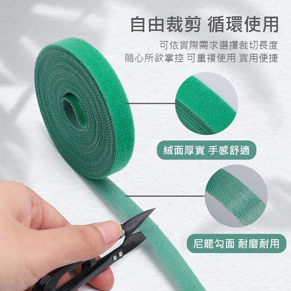 【可手撕魔鬼氈理線器】電線收納 魔鬼氈束帶 束線帶 固線器 理線器 集線器 電腦線材固定 整線器 可裁切-細節圖6