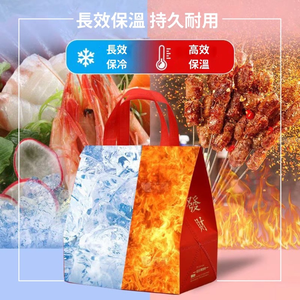 【外賣保溫提袋】保冰袋 加厚保冷袋 保溫袋 鋁箔保冷袋 蛋糕保冰袋 手提袋 飲料袋 便當袋 外送袋-細節圖5