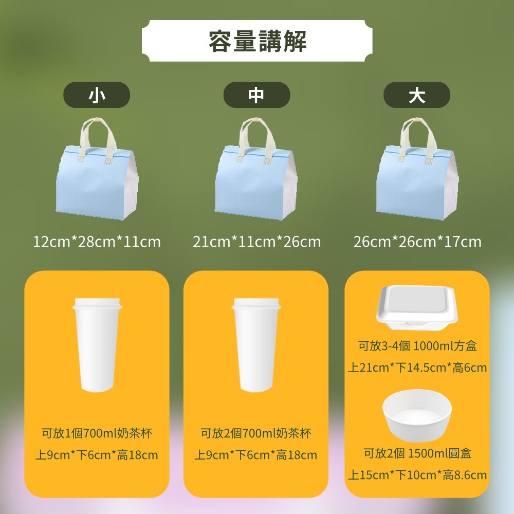 【外賣保溫提袋】保冰袋 加厚保冷袋 保溫袋 鋁箔保冷袋 蛋糕保冰袋 手提袋 飲料袋 便當袋 外送袋-細節圖8