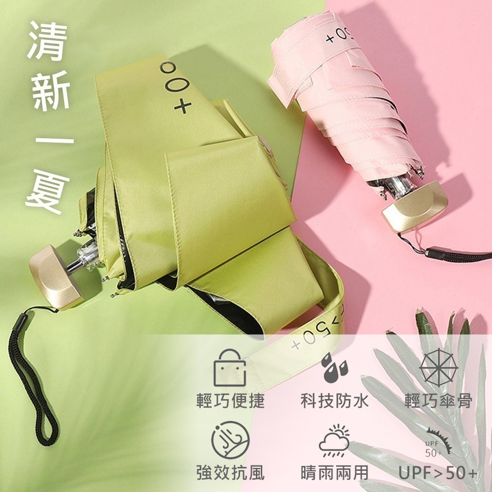 【口袋迷你雨傘】陽傘 摺疊傘 雨傘 折疊傘 口袋傘 迷你雨傘 黑膠遮陽 輕量傘 伸縮傘 晴雨兩用-細節圖3