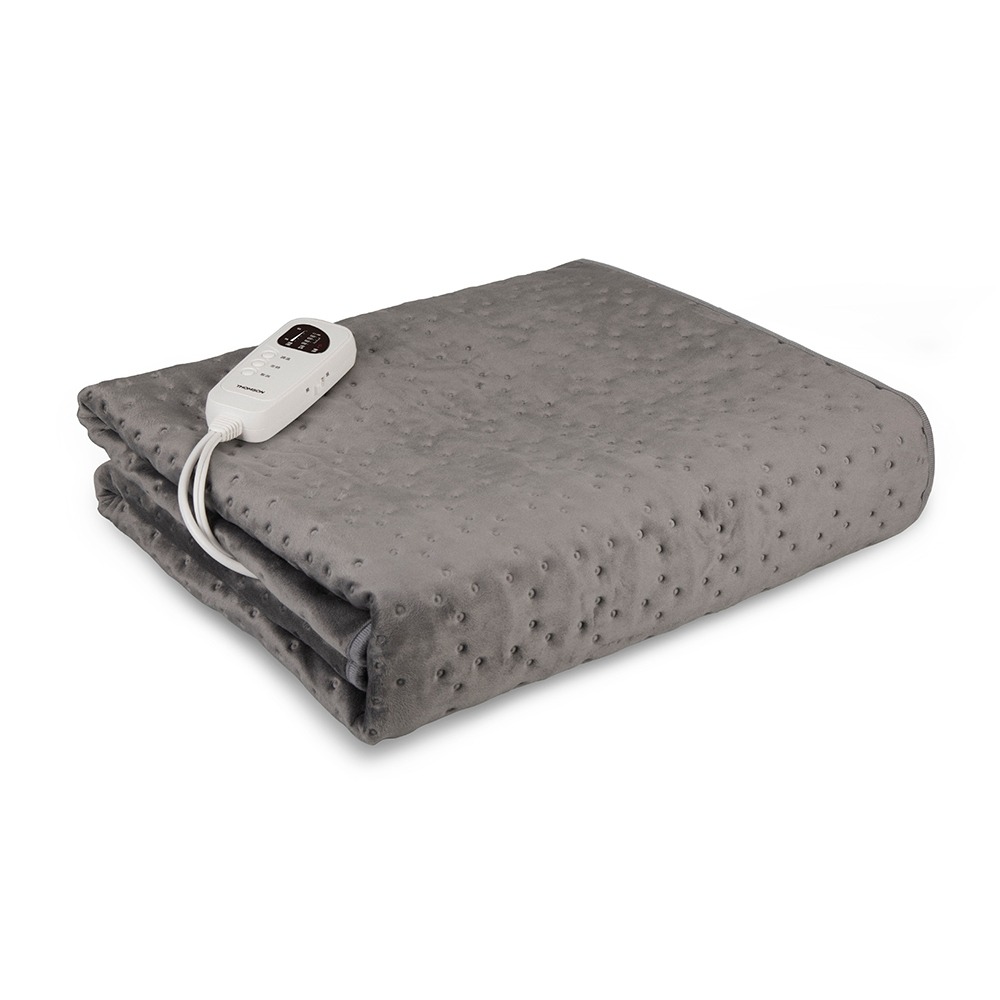 【THOMSON 微電腦溫控電熱毯】雙人電熱毯 電毯 單人電熱毯 可機洗 發熱毯 保暖墊 熱敷毯 冬季必備-細節圖2