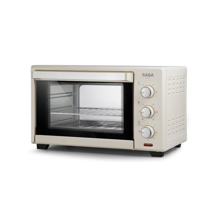 【SABA 30公升旋風烤箱 SA-HT11】大容量烤箱 旋風烤箱 多用途烤箱 電烤箱 六種火力 麵包烤箱-細節圖2