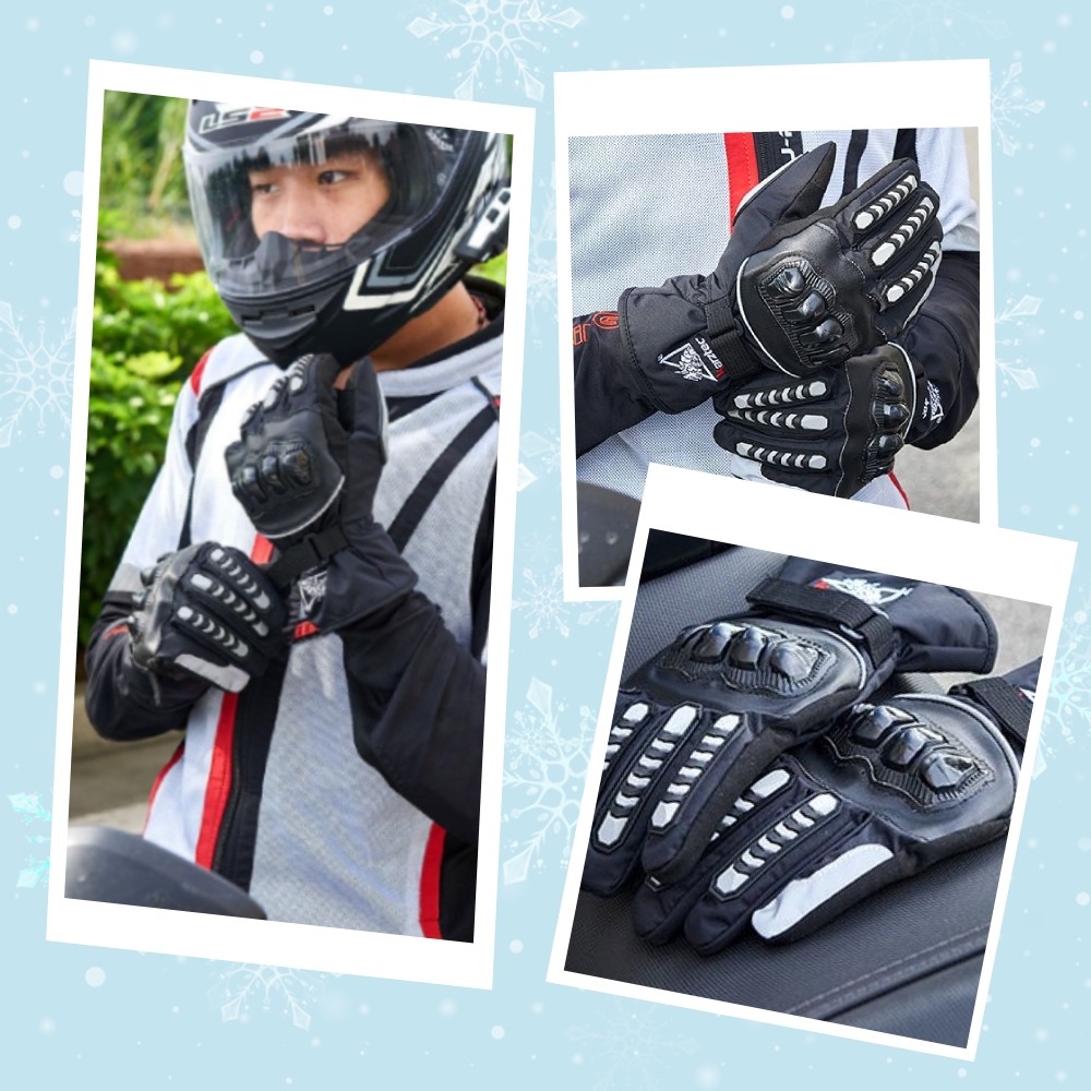 【抗寒防摔手套】騎車手套 防風手套 機車手套 防水手套 保暖手套 觸控手套 騎士手套 防滑防摔-細節圖8