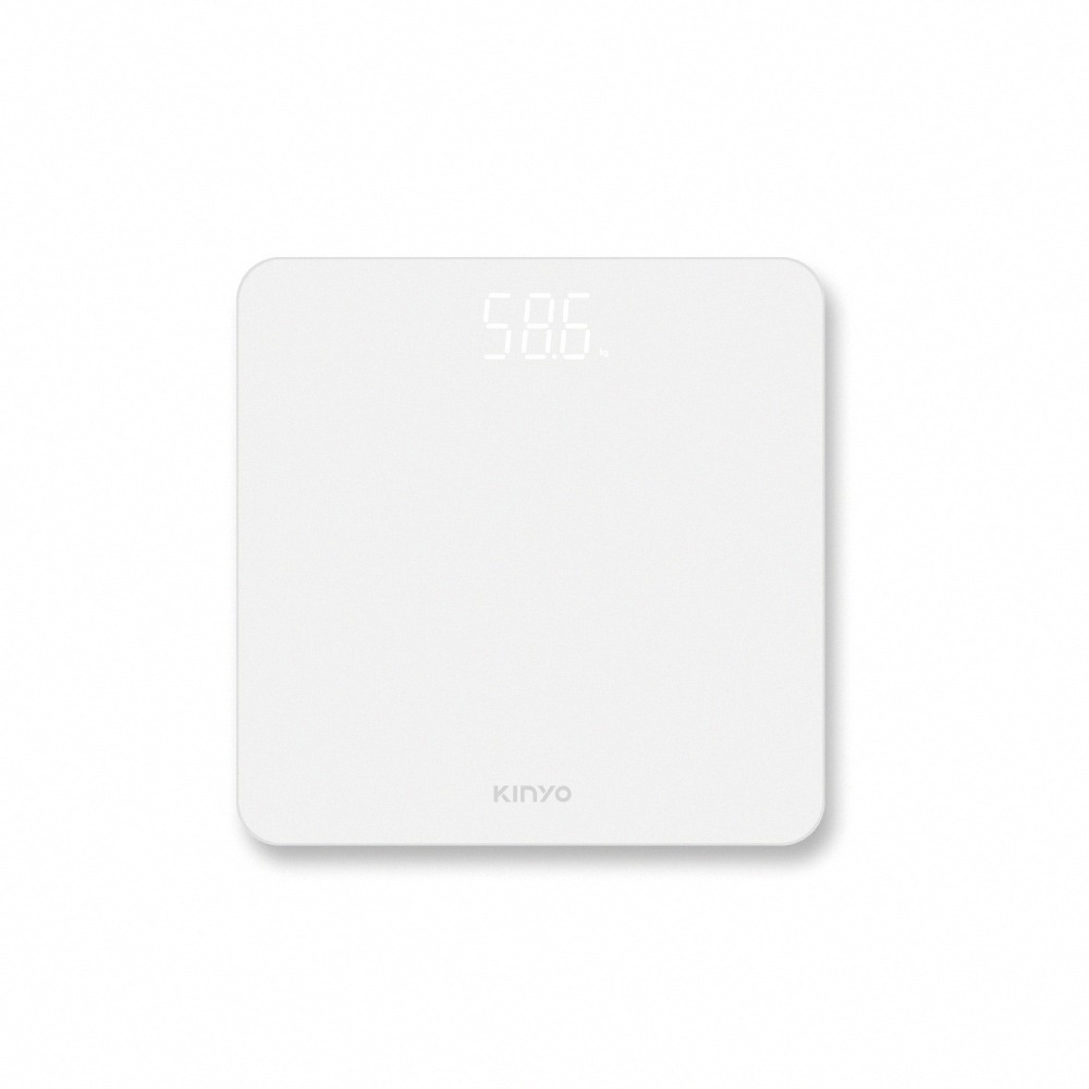 【KINYO LED簡約極白體重計 DS-6570】體重秤 家用體重機 電子體重計 大螢幕體重計 體重機-細節圖2