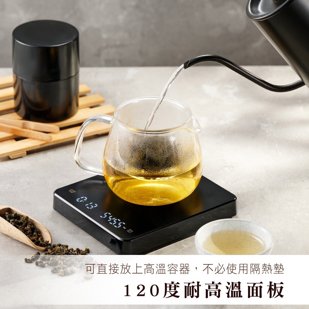 【KINYO 咖啡烘焙自動計時料理秤 DS-017】料理秤 烘焙秤 電子秤 廚房秤 食物秤 LED顯示 計時料理秤-細節圖4