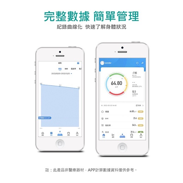 【WONDER旺德 智能管家藍牙體重計 WH-SC02W】體重秤 藍芽體重計 體重機 電子體重計 智能體重計-細節圖5