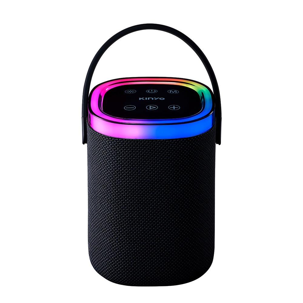 【KINYO 隨手提‧攜帶式氣氛藍牙喇叭 BTS-763】藍芽喇叭 攜帶式音箱 藍牙音響 藍芽音響 攜帶式喇叭 音響-細節圖2