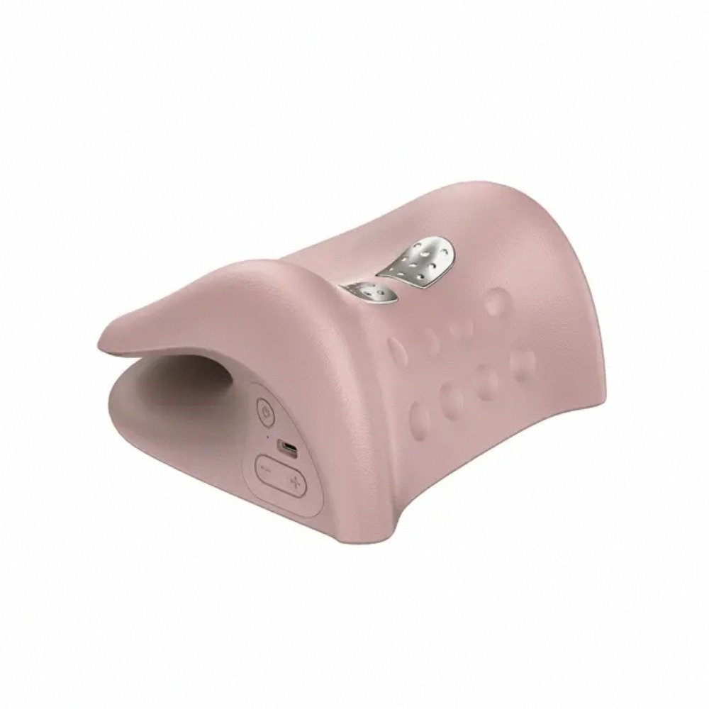 【KINYO 頸椎熱敷伸展枕 IAM-2712】頸部牽引器 舒緩按摩器 頸部牽引枕 頸椎按摩 頸椎按摩器 熱敷枕 頸枕-細節圖2