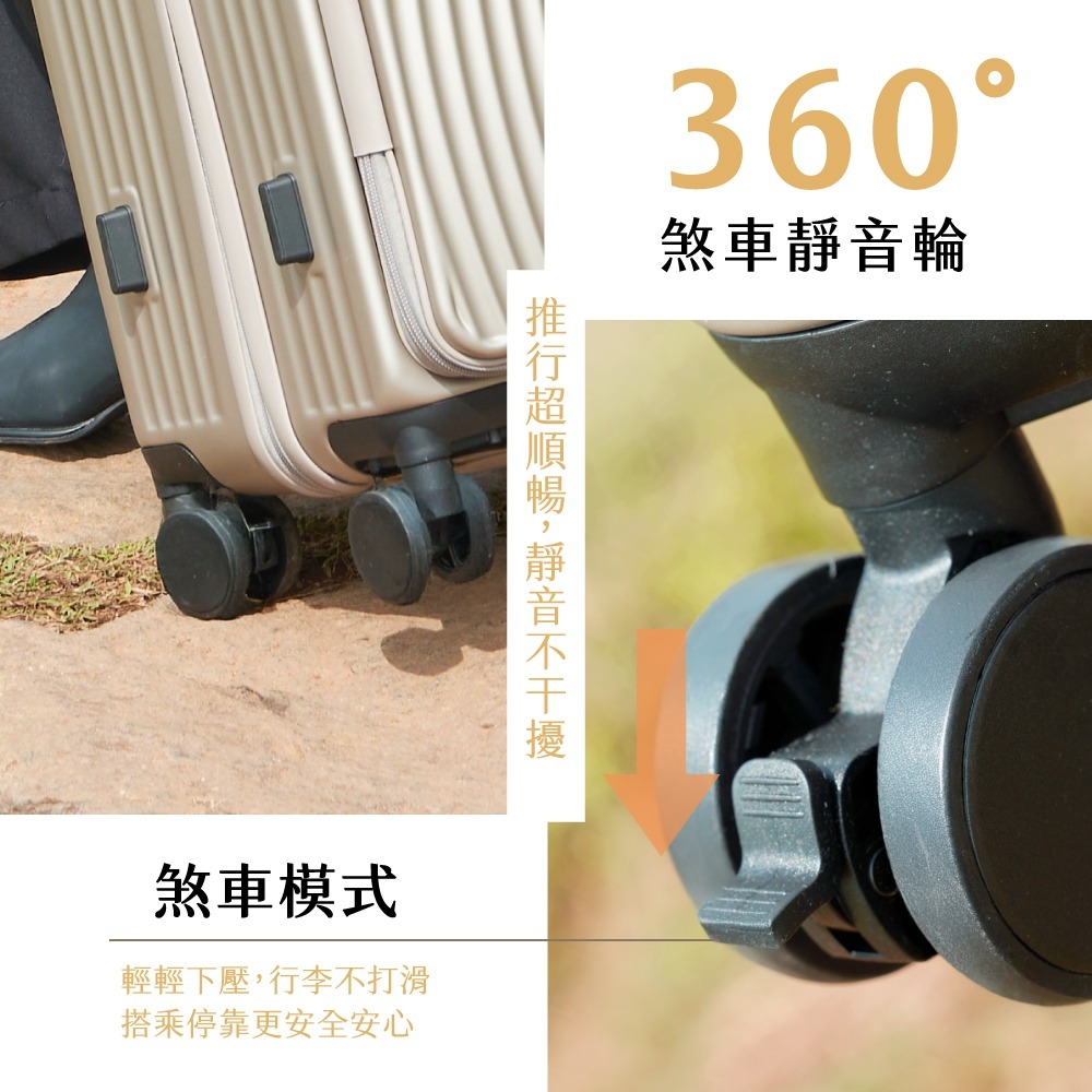 【KINYO 超能裝2.0前開行李箱 KLG-2810】旅行箱 登機箱 行李箱 20吋行李箱 28吋行李箱 前開式行李箱-細節圖5