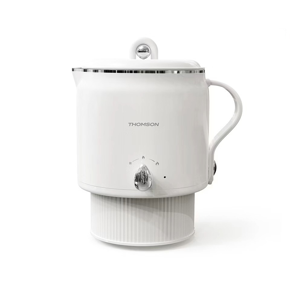 【THOMSON 雙電壓 附餐具美食鍋 TM-SAK66】旅行鍋 快煮鍋 電火鍋 雙電壓 304不鏽鋼內膽-細節圖2