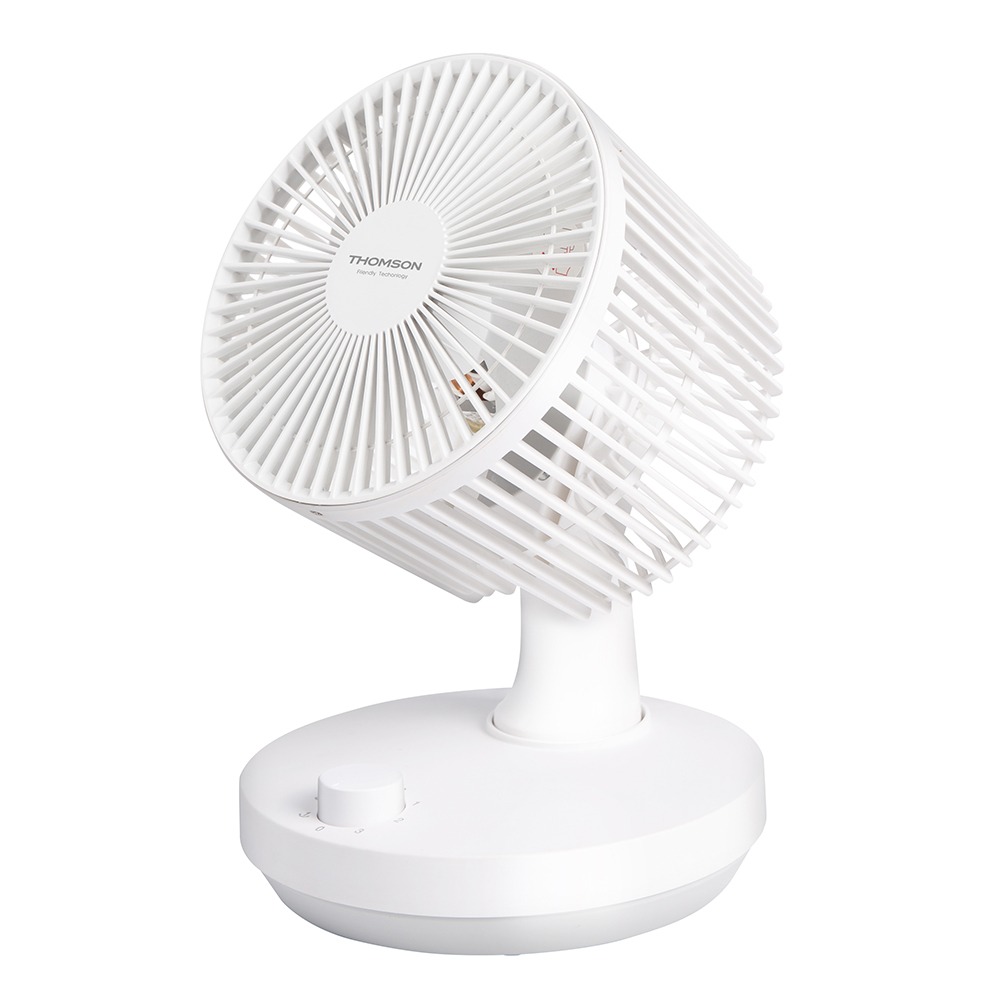 【THOMSON 7吋氣旋空氣循環扇 TM-SAF24C】電扇 風扇 電風扇 循環扇 桌上風扇 空氣對流扇-細節圖2