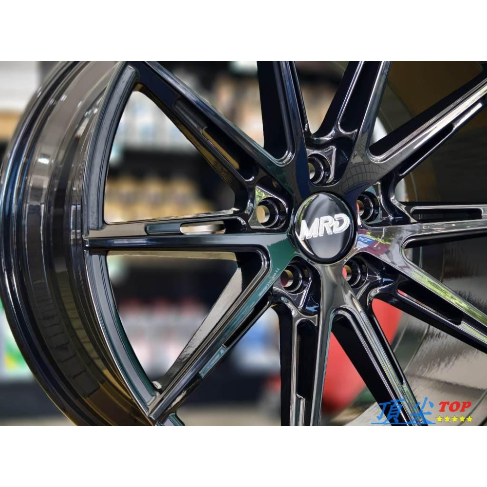 【頂尖】全新19吋前後配鋁圈5X112 8.5J+9.5J ET45+ET43旋壓鋁圈/19吋鋁圈 W206鋁圈R-01-細節圖3