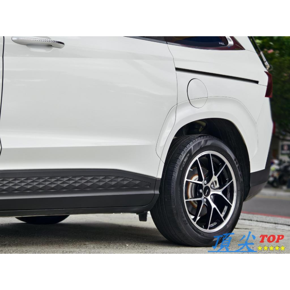 【頂尖】全新Advanti鋁圈 N808M 18吋鋁圈 8J 5X114.3 ET40 亮黑銀車面 Custin鋁圈-細節圖4