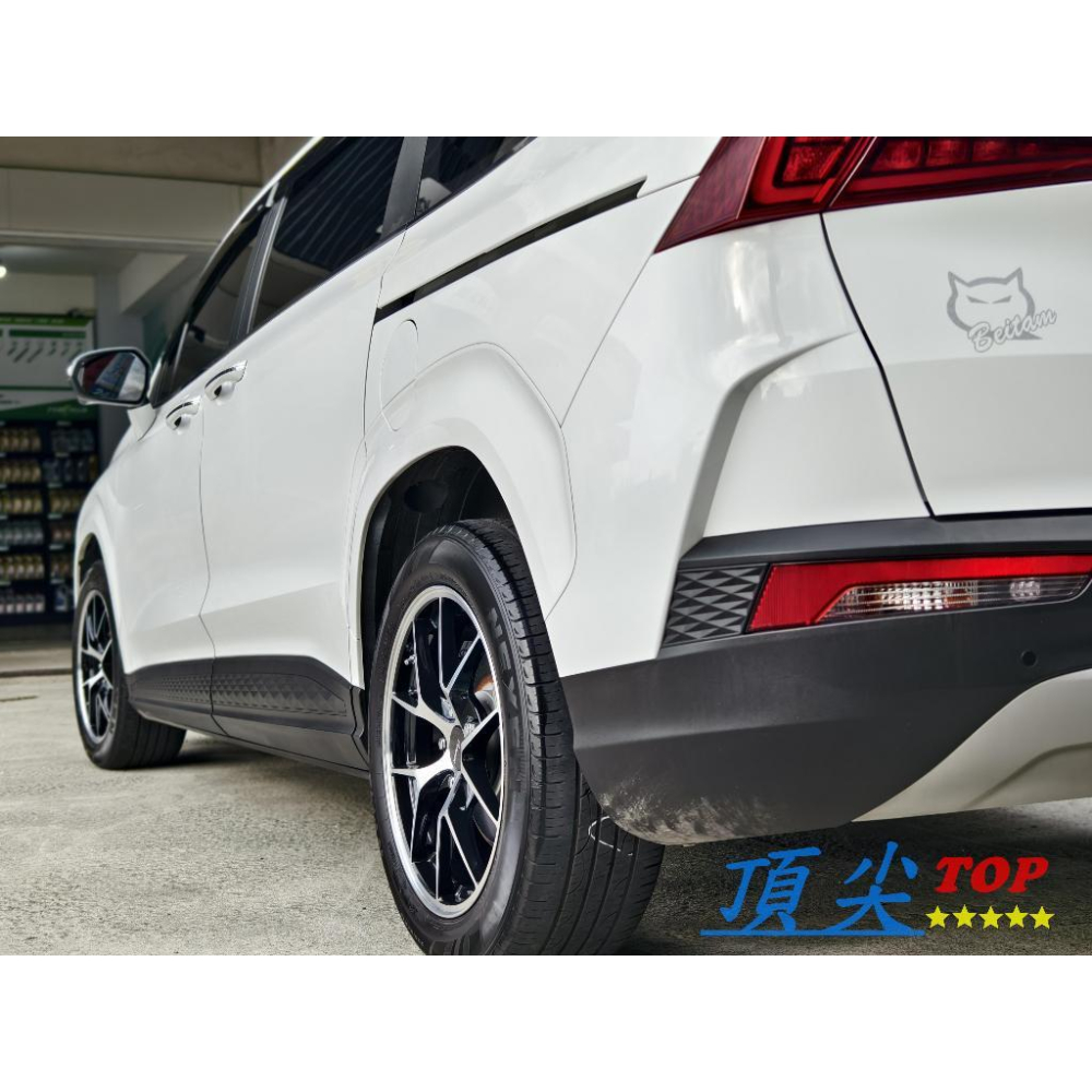 【頂尖】全新Advanti鋁圈 N808M 18吋鋁圈 8J 5X114.3 ET40 亮黑銀車面 Custin鋁圈-細節圖5