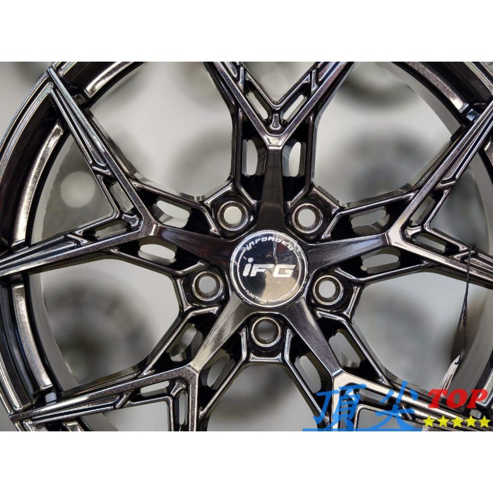 【頂尖】全新 inforged鋁圈 2330 18吋旋壓鋁圈 8J 5X112 ET45 珍珠黑/18吋鋁圈/旋壓鋁圈-細節圖4