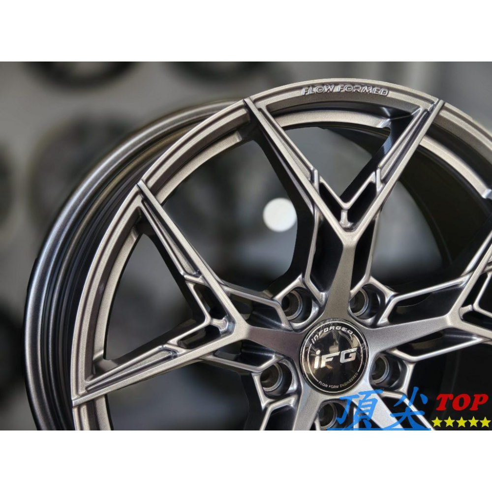【頂尖】全新 inforged鋁圈2330 18吋旋壓鋁圈 8J 5X114.3 ET43電鍍銀/18吋鋁圈 北德文鋁圈-細節圖3