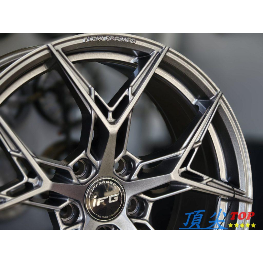 【頂尖】全新 inforged鋁圈2330 18吋旋壓鋁圈 8J 5X114.3 ET43電鍍銀/18吋鋁圈 北德文鋁圈-細節圖4